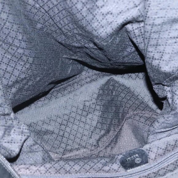 GUCCI Hand Bag Nylon 2way Outlet Black Silver Auth ar13706 - Picture 2 of 13